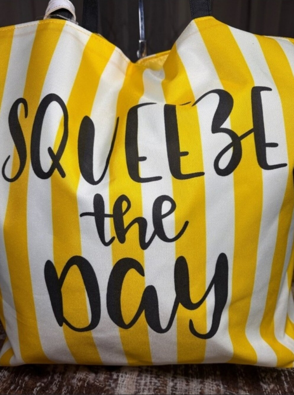 "Squeeze π the Day" Tote Bag - Picture 6 of 8